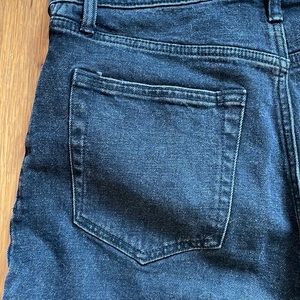 A&F The Ankle Straight Ultra High Rise - Black